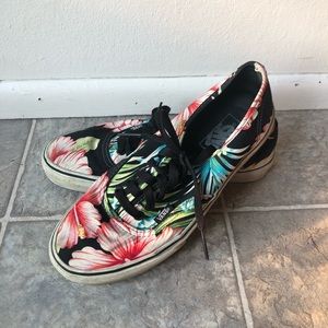 Floral Vans